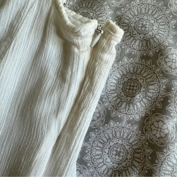 Esmara by Heidi Klum White Boho Embroidered Maxi Dress Size 8 - Picture 8 of 14